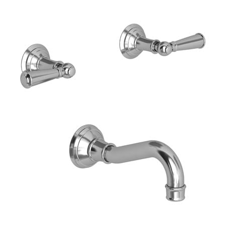 Newport Brass Tub Faucet, Polished Chrome, Wall 3-2475-26